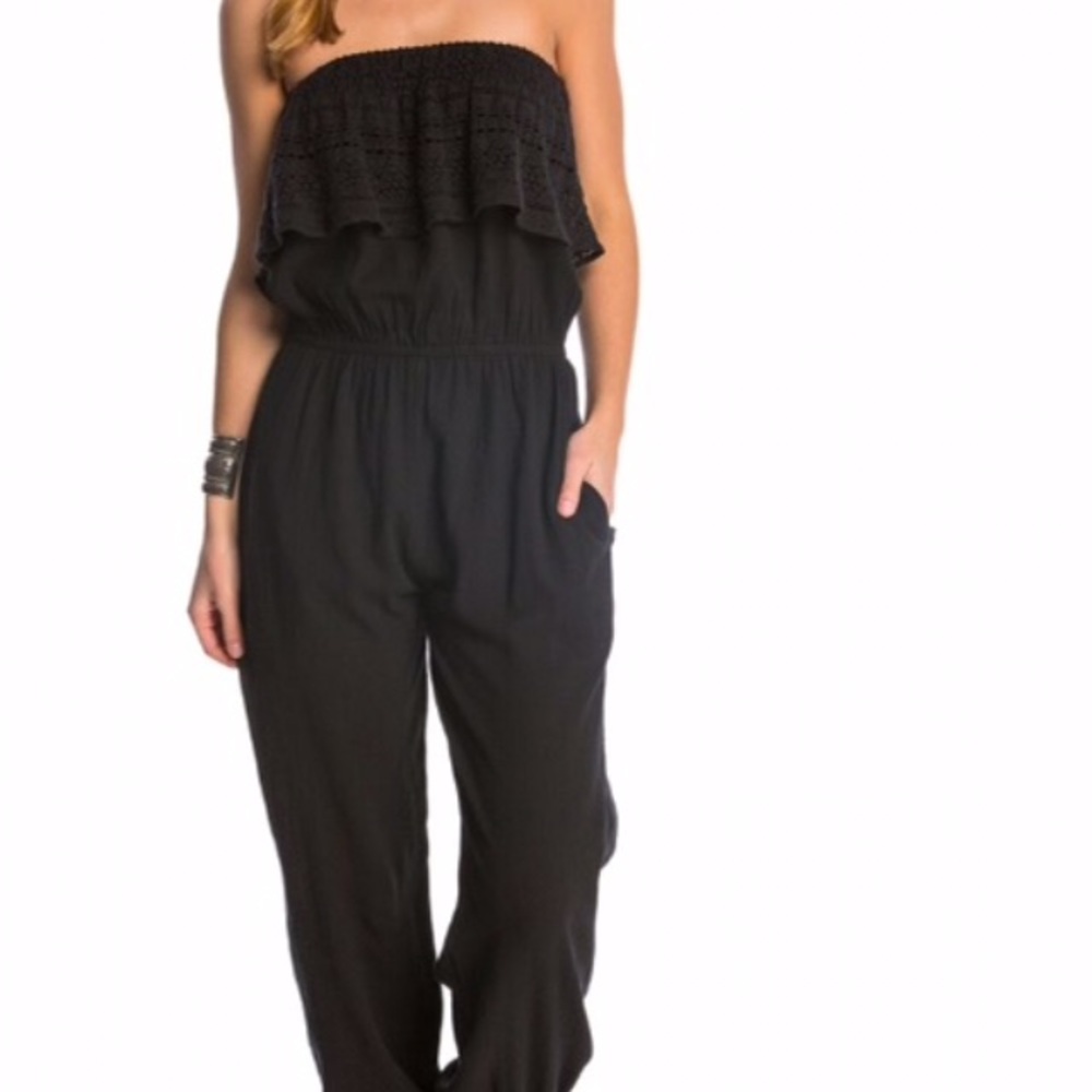 Billabong Sunny Dazer Jumpsuit Size M black